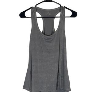 Athleta Women’s Gray Athletic Racerback Workout Tank Top Size Medium